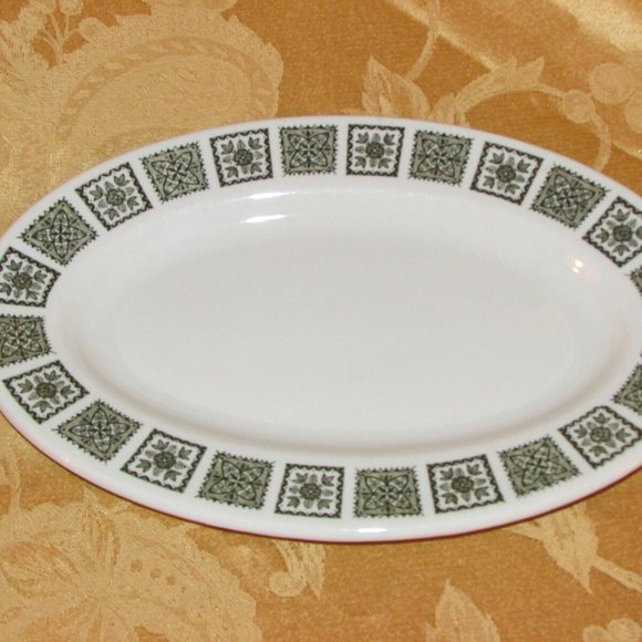 Vintage Oval Serving Platter Maddock Empire Crockery England - Picture 5 of 5